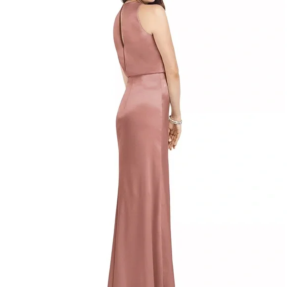 NWT Dressy Formal Blouson Gown Desert Rose Size 6 - Picture 2 of 7